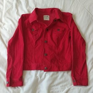 Red Corduroy Jacket